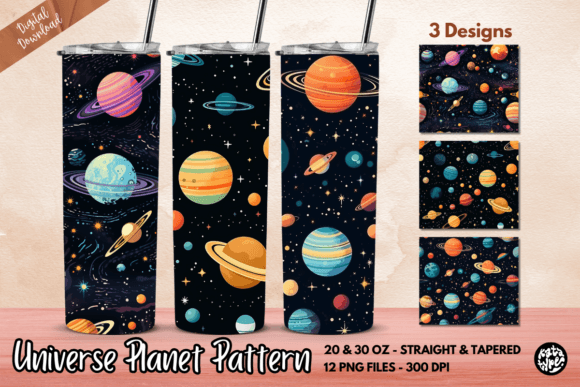 Astronomy Universe Planet Tumbler Wrap