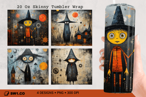 Child Wizard Tumbler Sublimation Wrap: Graphics for Crafts-Driven Brands