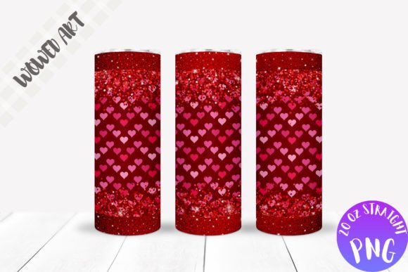 Hearts Pattern Tumbler Wrap: Graphics for Crafts Sellers