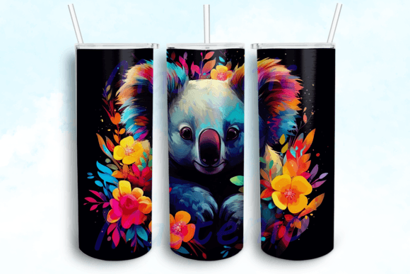 Koala 20 Oz Skinny Tumbler Sublimation D Graphics
