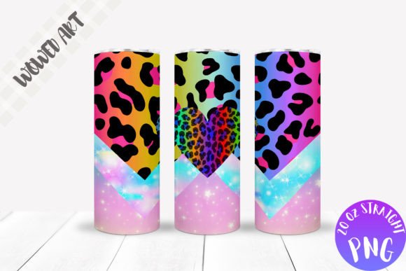 Leopard X Glitter Tumbler Wrap: Graphics for Crafts