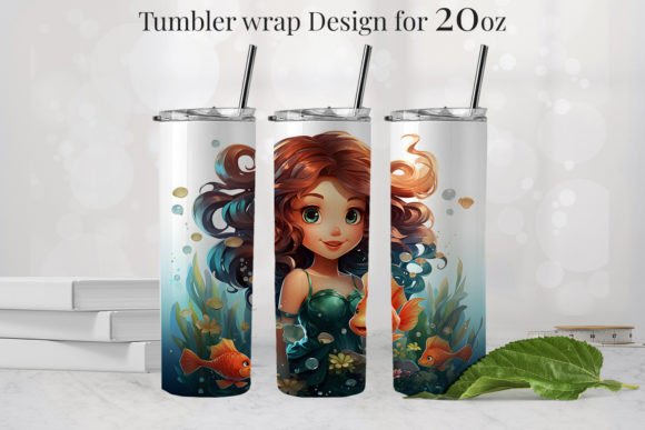 Mermaid Tumbler Graphics & Illustrations for Real Publishing