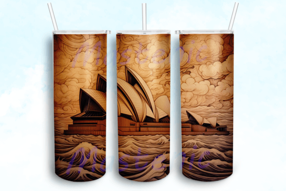 Opera House 20 Oz Skinny Tumbler Graphics for Crafts
