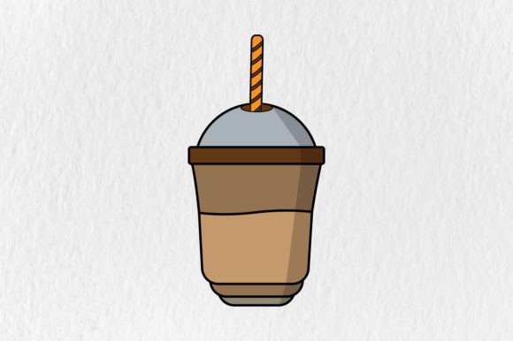 The Cutest Iced Coffee Cup Ever: Graphics for Crafts & Content