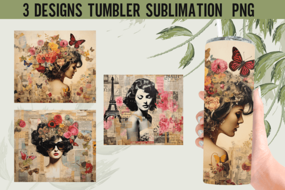 Vintage Tumbler Wrap Sublimation: Graphics for Crafts Done Right