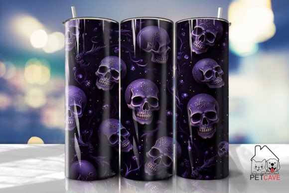 Witchy Academia Purple Tumbler Wrap: Graphics for Crafts